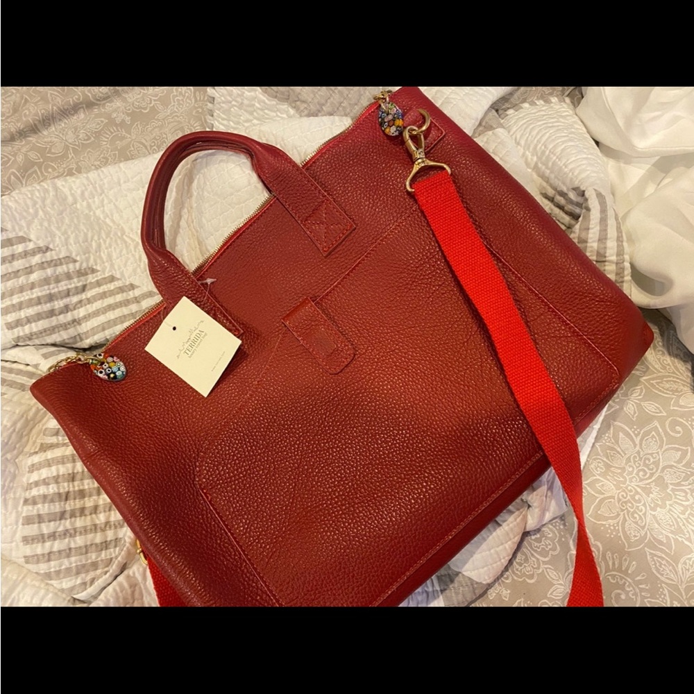 Terrida Red Handbag - Picture 9 of 11